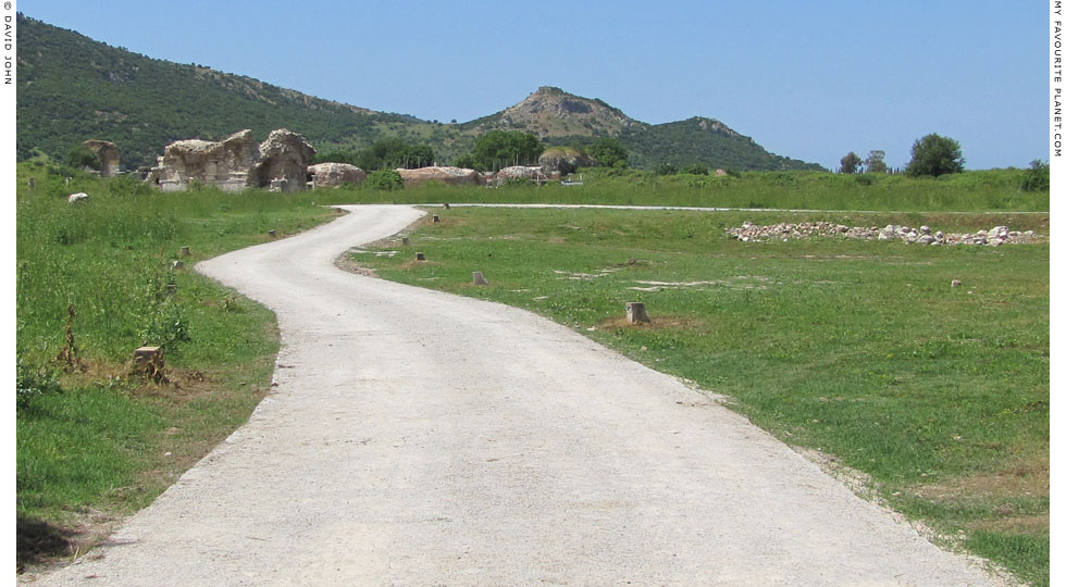 The path to the Aghia Maria church from the lower entrance, Ephesus at My Favourite Planet