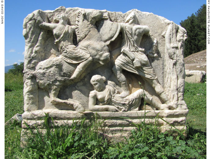 A relief of an Amazonomachy on a sarcophagus from Ephesus at My Favourite Planet A relief of an Amazonomachy on a sarcophagus from Ephesus at My Favourite Planet