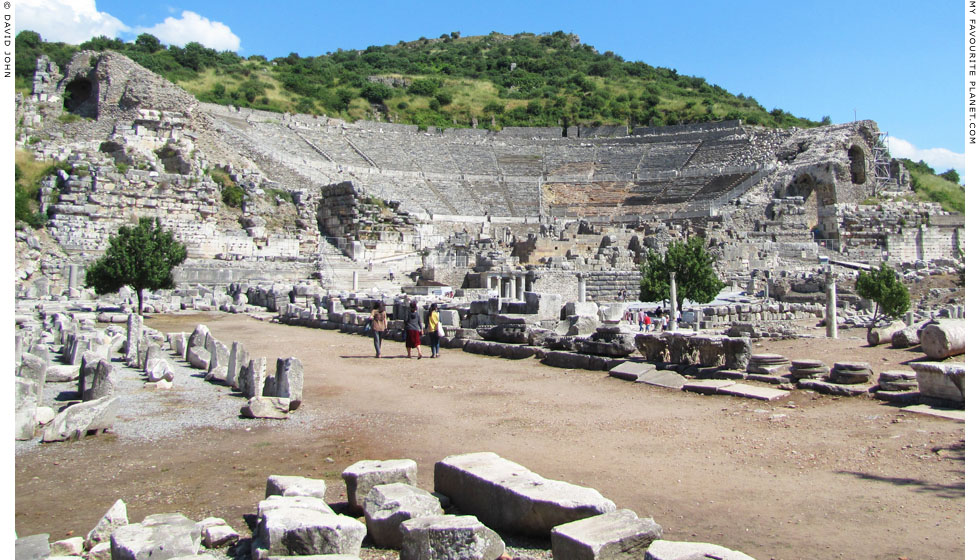 Panoramic view of Great Theatre of Ephesus at My Favourite Planet