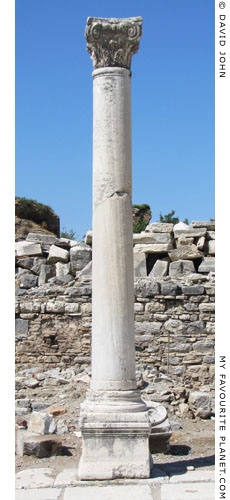One of the colonnade columns along the Arcadian Way, Ephesus at My Favourite Planet One of the colonnade columns along the Arcadian Way, Ephesus at My Favourite Planet