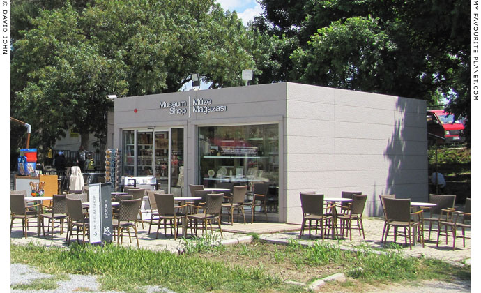 The museum shop at the upper entrance to Ephesus at My Favourite Planet