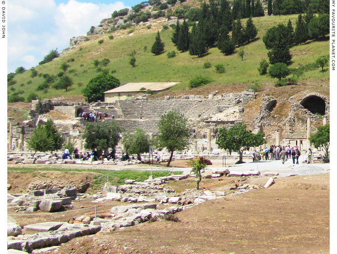 The Odeion on the north side of the Upper State Agora, Ephesus at My Favourite Planet