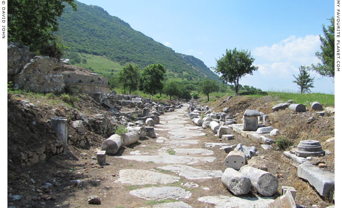 The road from the Magnesian Gate on the south side of the Upper Agora, Ephesus at My Favourite Planet The road from the Magnesian Gate on the south side of the Upper Agora, Ephesus at My Favourite Planet