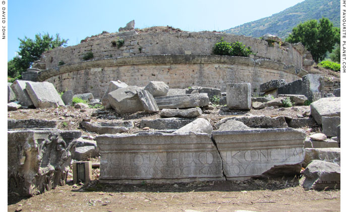 The remains of the fountain and water tank on the Magnesian Gate road, Ephesus at My Favourite Planet The remains of the fountain and water tank on the Magnesian Gate road, Ephesus at My Favourite Planet