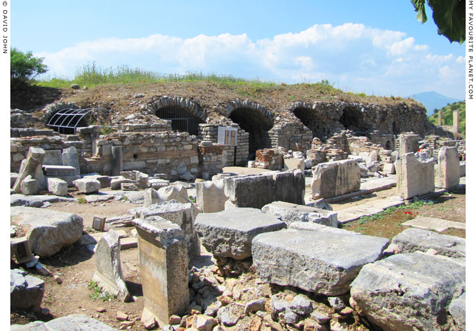 The vaults of the Inscriptions Museum below the Temple of Domitian, Ephesus at My Favourite Planet