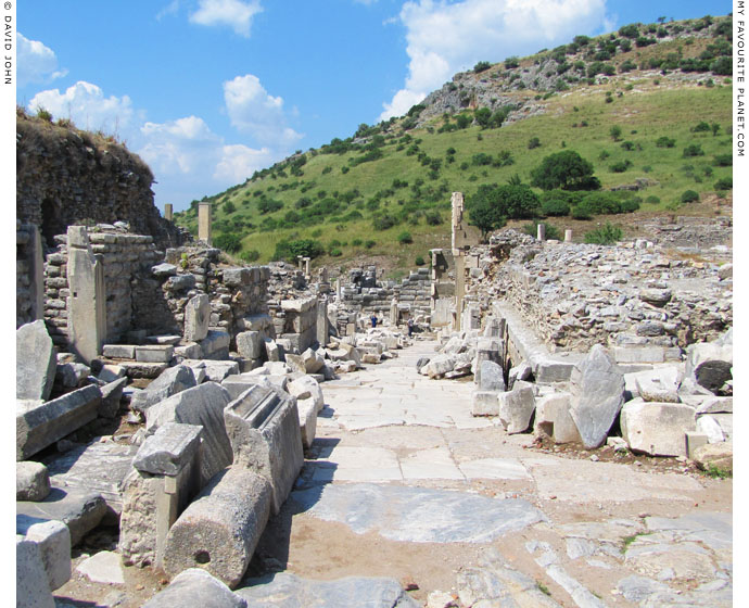 The southwest corner of the Upper Agora, Ephesus at My Favourite Planet The southwest corner of the Upper Agora, Ephesus at My Favourite Planet