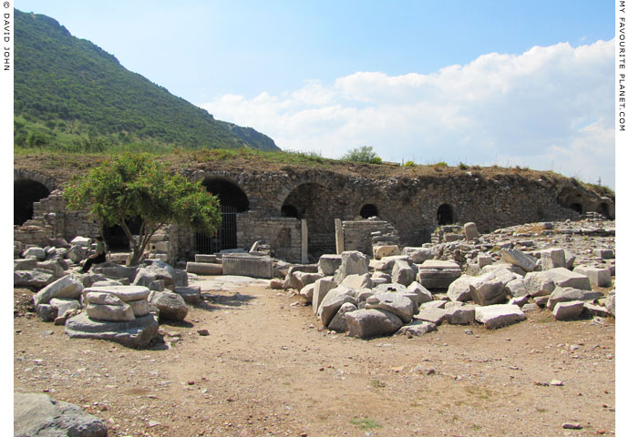 The vaulted substructure of the Temple of Domitian, Ephesus at My Favourite Planet