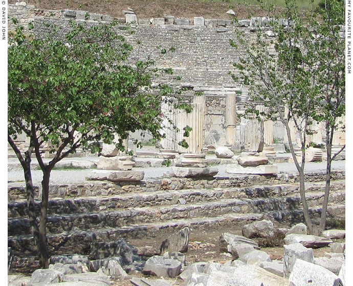 The stairs up to the Basilica Stoa from the Upper Agora, Ephesus at My Favourite Planet