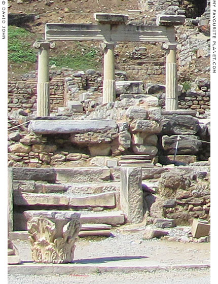Ionic columns of the Temenos, Ephesus at My Favourite Planet