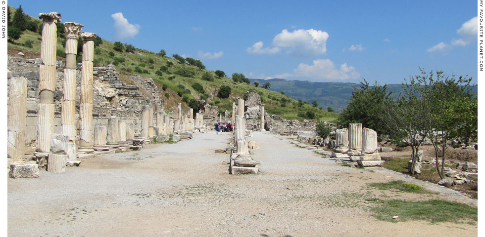The east end of the Basilica Stoa, Ephesus at My Favourite Planet