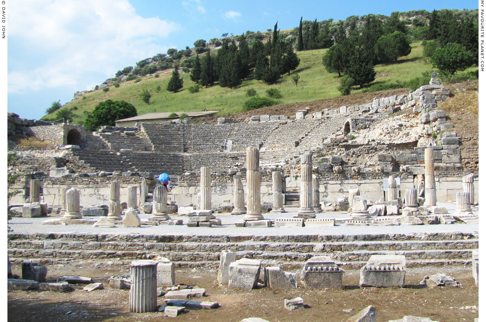 The Bouleuterion or Odeion from the south side of the Basilica Stoa at My Favourite Planet