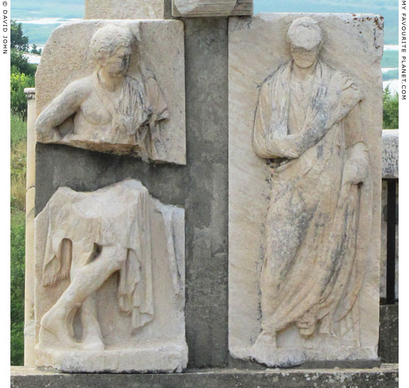 Reliefs of two male figures on the Memmius Monument, Ephesus at My Favourite Planet Reliefs of two male figures on the Memmius Monument, Ephesus at My Favourite Planet