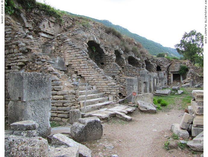 The stairway leading up from Domitian Square to the Temple of Domitian, Ephesus at My Favourite Planet