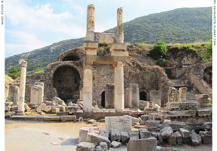 The substructure of the Temple of Domitian, Ephesus at My Favourite Planet The substructure of the Temple of Domitian, Ephesus at My Favourite Planet