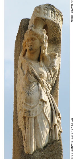 Relief of Isis on the facade of the sanctuary of Domitian, Ephesus at My Favourite Planet Relief of Isis on the facade of the sanctuary of Domitian, Ephesus at My Favourite Planet