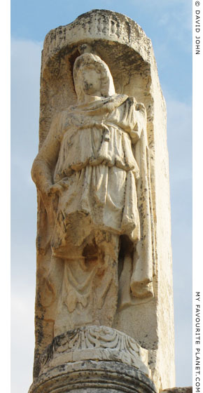 Relief of Attis on the facade of the sancutary of Domitian, Ephesus at My Favourite Planet