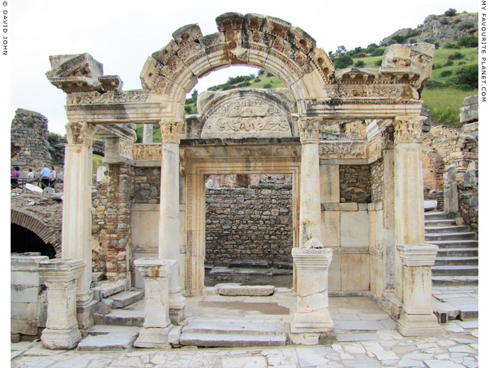 The porch of the Temple of Hadrian, Ephesus at My Favourite Planet
