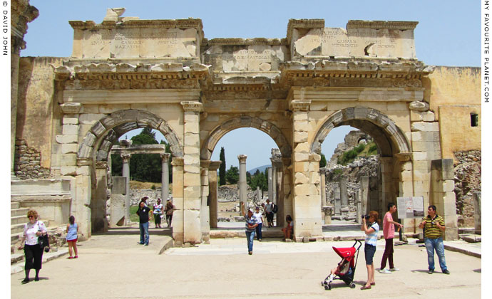 The Gate of Mazeus and Mithridates to the Lower (Commercial) Agora, Ephesus, Turkey at My Favourite Planet
