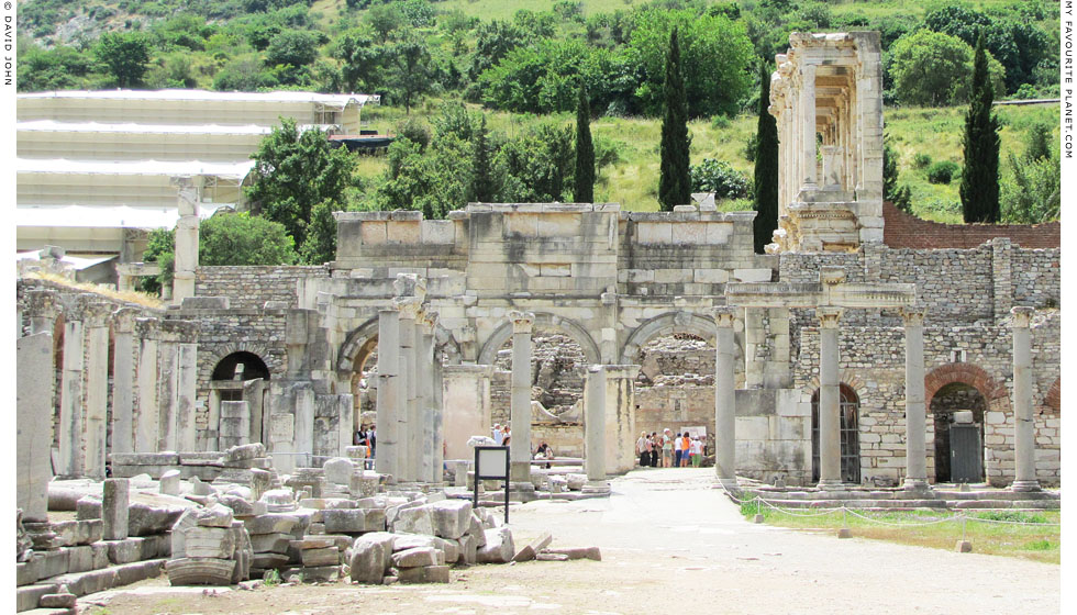 The back (north side) of the Gate of Mazeus and Mithridates, Ephesus at My Favourite Planet