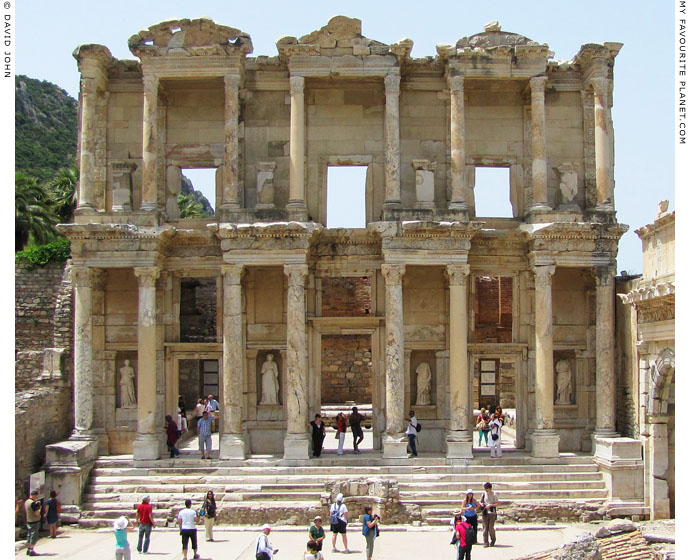 The Library of Celsus, one of the most popular attractions in Ephesus at My Favourite Planet