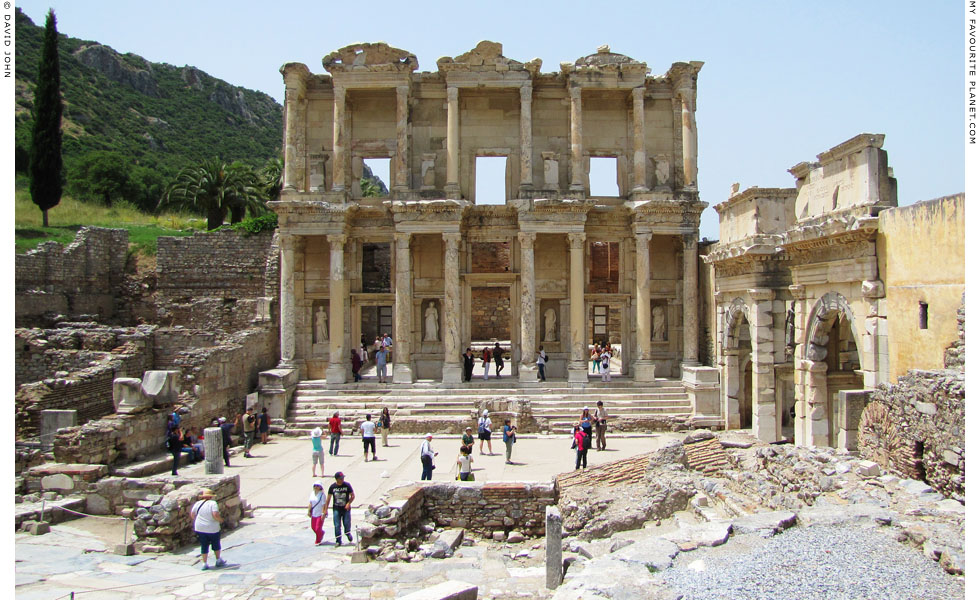 The Library of Celsus and the Gate of Mazeus and Mithridates, Ephesus at My Favourite Planet