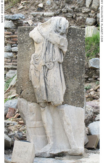 Relief of a male figure on the south side of the Memmius Monument, Ephesus at My Favourite Planet