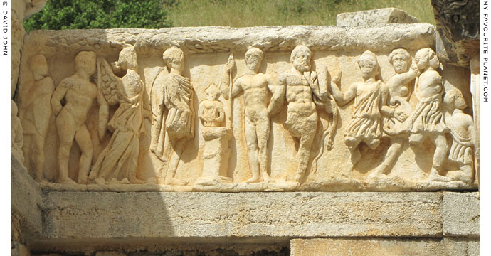 Frieze Block B in the Temple of Hadrian, Ephesus at My Favourite Planet Frieze Block B in the Temple of Hadrian, Ephesus at My Favourite Planet