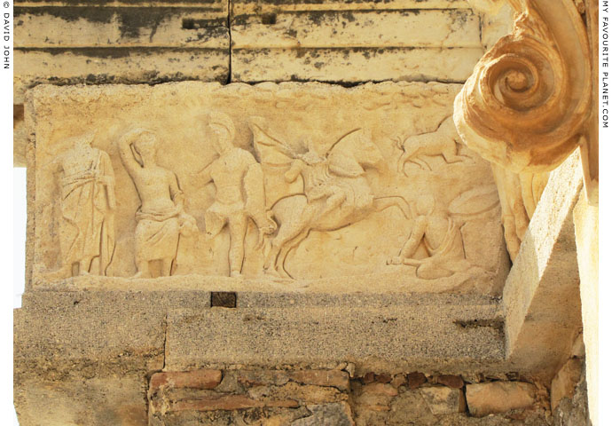 Frieze Block A in the porch of the Temple of Hadrian, Ephesus at My Favourite Planet Frieze Block A in the porch of the Temple of Hadrian, Ephesus at My Favourite Planet