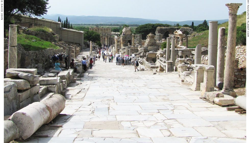 The view along Kuretes Street, Ephesus at My Favourite Planet