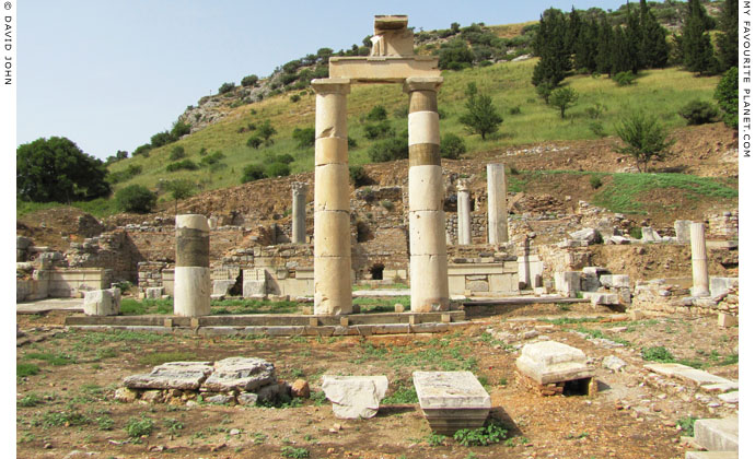 The Prytaneion on the north side of the Upper Agora, Ephesus at My Favourite Planet
