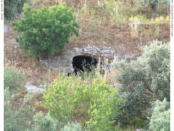 A cave or vault on the east slope of Mount Pion, Ephesus at My Favourite Planet A cave or vault on the east slope of Mount Pion, Ephesus at My Favourite Planet