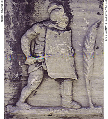 Relief of a gladiator in Ephesus at My Favourite Planet Relief of a gladiator in Ephesus at My Favourite Planet