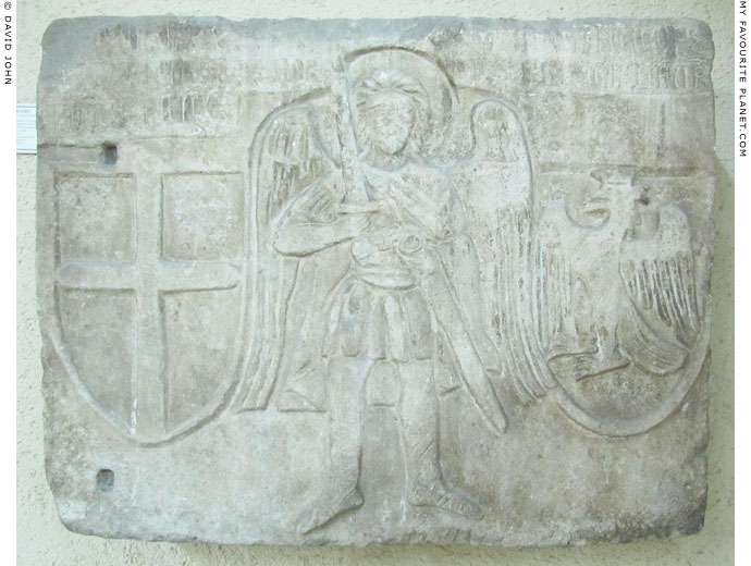 A Genoese relief of Archangel Michael from Galata, Istanbul at My Favourite Planet