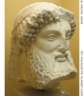 Head of Hermes Alkamenes, Agora Museum, Athens Head of Hermes Alkamenes, Agora Museum, Athens