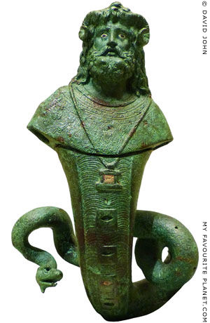 Statuette of the god Serapis Amun Agathodaemon at My Favourite Planet