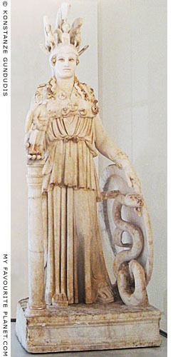 The Varvakeion statuette of Athena Parthenos at My Favourite Planet The Varvakeion statuette of Athena Parthenos at My Favourite Planet