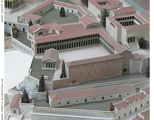 Model of the Sanctuary of Athena Nikephoros in the Pergamon Museum at My Favourite Planet