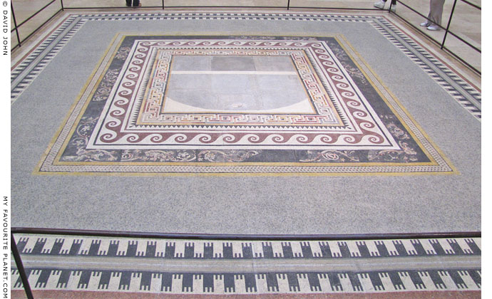 The reconstructed floor mosaic from the Northwest Room of Pergamon Palace V at My Favourite Planet The reconstructed floor mosaic from the Northwest Room of Pergamon Palace V at My Favourite Planet