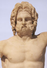 The Enthroned Zeus statue from Pergamon at My Favourite Planet
