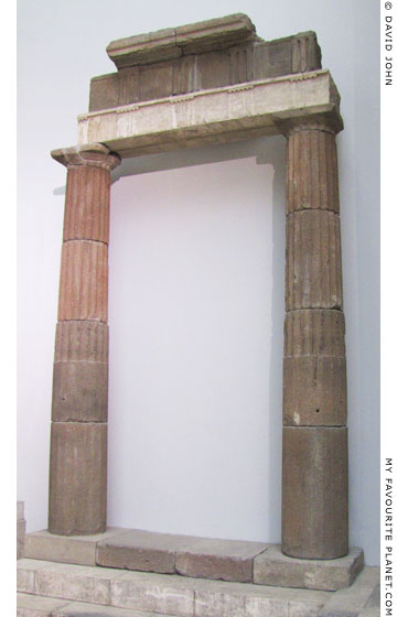 Andesite columns with entablature from the porticos of the Upper Agora of Pergamon at My Favourite Planet Andesite columns with entablature from the porticos of the Upper Agora of Pergamon at My Favourite Planet