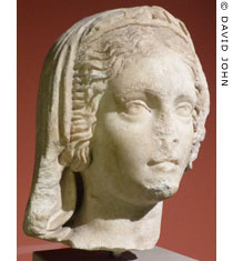Potrtrait of a priestess of Athena from Pergamon at My Favourite Planet