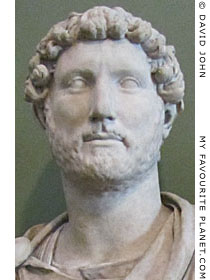 Bust of Roman Emperor Hadrian at My Favourite Planet