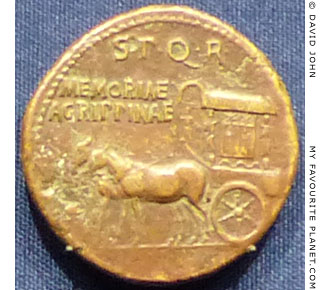 Memorial coin for Agrippina the Elder at My Favourite Planet Memorial coin for Agrippina the Elder at My Favourite Planet