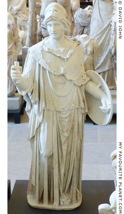 Marble statue of Athena in Dresden Marble statue of Athena in Dresden