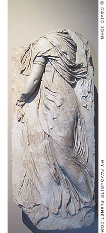 Marble relief of a dancing maenad at My Favourite Planet Marble relief of a dancing maenad at My Favourite Planet