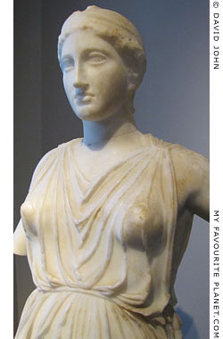Marble statue of Athena from Leptis Magna, Tripolitania, Lybia at My Favourite Planet