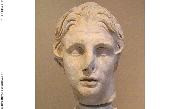 Head of Alexander the Great from Pergamon in Istanbul Archaeological Museum at My Favourite Planet