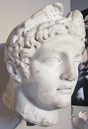 Winged head of Hermes from Pergamon, in Istanbul Archaeological Museum, Turkey at My Favourite Planet Winged head of Hermes from Pergamon, in Istanbul Archaeological Museum, Turkey at My Favourite Planet