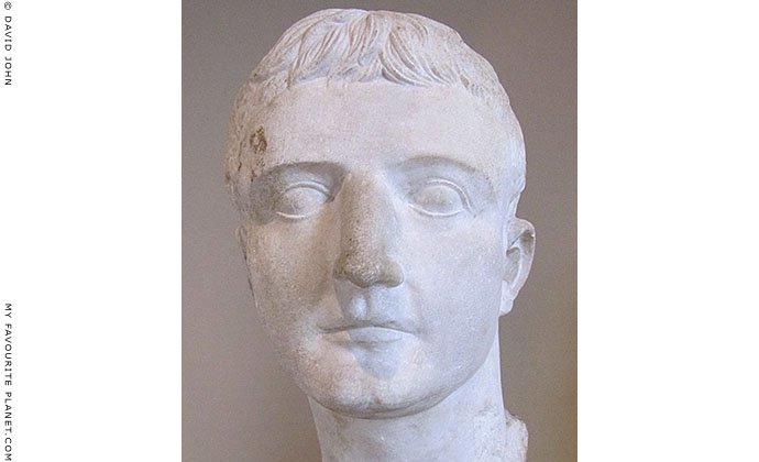 Marble head of Roman Emperor Tiberius from Pergamon at My Favourite Planet Marble head of Roman Emperor Tiberius from Pergamon at My Favourite Planet