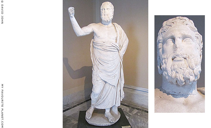 Statue of Zeus Ammon, from Pergamon, in the Istanbul Archaeological Museum, Turkey at My Favourite Planet